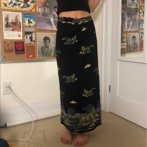 DRAGON WRAP SKIRT